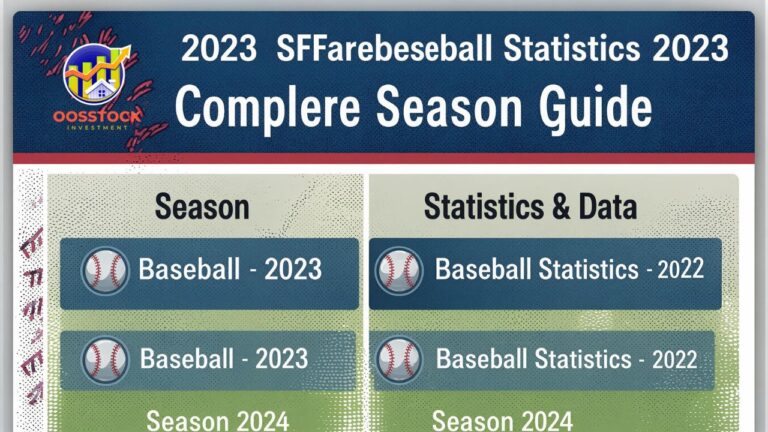 SFFarebaseball Statistics 2023 Complete Season Guide